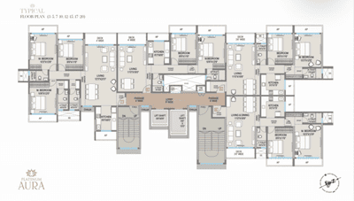 Project Image of 704.0 - 1499.0 Sq.ft 2 BHK Apartment for buy in Platinum Aura Wing A