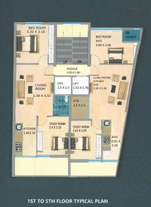 Project Image of 303.11 - 407.84 Sq.ft 2 BHK Apartment for buy in Hari Krushna Villa