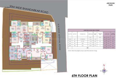 Project Image of 873.71 - 1943.66 Sq.ft 2 BHK Apartment for buy in Fortune Abhishek CHSL