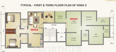 Project Image of 555.0 - 1000.0 Sq.ft 1 BHK Apartment for buy in Royal Sai Crest