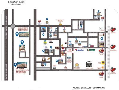 Project Image of 823.0 - 1097.0 Sq.ft 2 BHK Apartment for buy in AK Watermelon Turnmaline