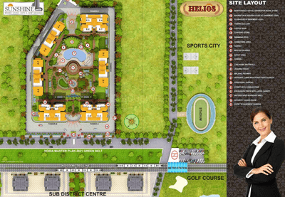Project Image of 1575.0 - 3200.0 Sq.ft 3 BHK Apartment for buy in Sunshine Helios
