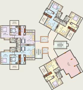 Project Image of 411.0 - 636.0 Sq.ft 1 BHK Apartment for buy in Charms Heights Phase I B1 And B4