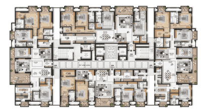 Project Image of 2324.79 - 2830.05 Sq.ft 4 BHK Apartment for buy in Nav Nirman Crystal Manor