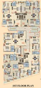 Project Image of 839.0 - 1134.0 Sq.ft 3 BHK Apartment for buy in Landmark Saket Apartment