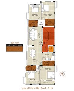 Project Image of 0.0 - 2100.0 Sq.ft 4 BHK Apartment for buy in SGA Epitome Lake Woods