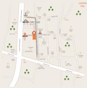 Dharmi Orchid Villa Location Plan 1