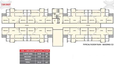 Project Image of 208.0 - 561.0 Sq.ft 1 BHK Apartment for buy in Xrbia Warai Neral PH 2
