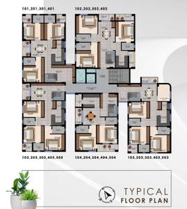 Project Image of 1433.0 - 1873.0 Sq.ft 2 BHK Apartment for buy in Essen Hema Nilaya