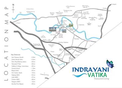 Project Image of 0.0 - 589.0 Sq.ft 2 BHK Apartment for buy in Sanskruti Indrayani Vatika E Building