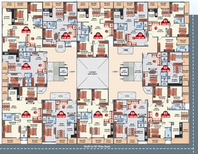 Project Image of 1495 Sq.ft 3 BHK Apartment / Flat for sale in RR Nagar for Rs. 12500000