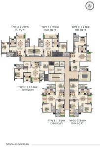 Project Image of 1117.0 - 1364.0 Sq.ft 2 BHK Apartment for buy in Capkon Pristine