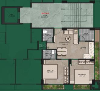 Project Image of 426.68 - 444.76 Sq.ft 2 BHK Apartment for buy in Murlidhar Greens