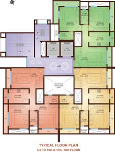 Project Image of 590.0 - 624.0 Sq.ft 2 BHK Apartment for buy in Shree Varadvinayak Morya Heights