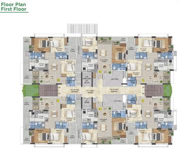 Project Image of 984.0 - 1212.0 Sq.ft 2 BHK Apartment for buy in Veegaland Green Fort