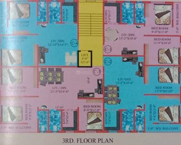 Project Image of 550.0 - 943.0 Sq.ft 2 BHK Apartment for buy in Siddhi Ganesh Apartment