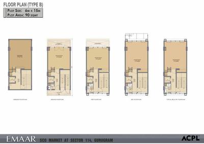 Project Image of 968.75 - 1980.56 Sq.ft Residential Plot Plot for buy in Emaar Business District Ebd 114
