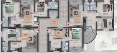 Project Image of 503.0 - 758.0 Sq.ft 1 BHK Apartment for buy in Crest Ryann
