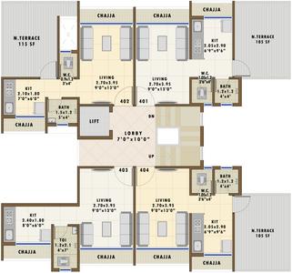 Project Image of 157.52 - 514.78 Sq.ft 1 RK Apartment for buy in Chavan Omkar Villa