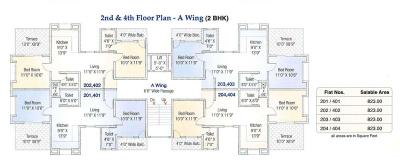 Project Image of 631.0 - 823.0 Sq.ft 1 BHK Apartment for buy in Shivtara Tara Tarang