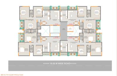 Project Image of 1535.0 - 1950.0 Sq.ft 3 BHK Apartment for buy in Daksh Marvelle