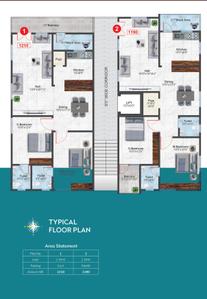 Project Image of 1190.0 - 1210.0 Sq.ft 2 BHK Apartment for buy in Tado Sattva Signature