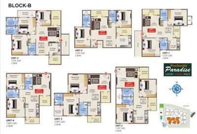 Project Image of 843.0 - 1535.0 Sq.ft 2 BHK Apartment for buy in Panchmukhi Paradise