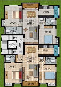 Project Image of 1018.0 - 1318.0 Sq.ft 2 BHK Apartment for buy in Vedic Mantra Enclave