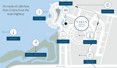 Project Image of 695.0 - 3132.0 Sq.ft 1 BHK Apartment for buy in Emaar Vida Residences Creek Beach