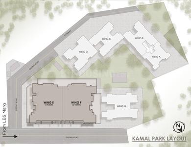 Project Image of 462.31 - 1240.0 Sq.ft 1 BHK Apartment for buy in Kamal Park
