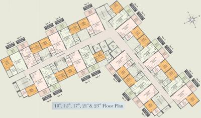 Project Image of 304.62 - 542.51 Sq.ft 1 BHK Apartment for buy in Gera Adara