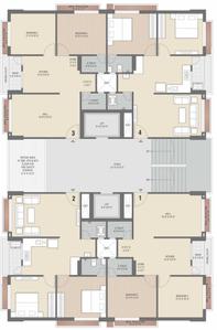 Project Image of 617.96 - 641.21 Sq.ft 2 BHK Apartment for buy in Shtapatya Infinity Park