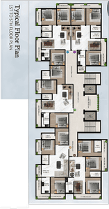 Project Image of 1585.31 - 1747.17 Sq.ft 3 BHK Apartment for buy in Lake Avenue