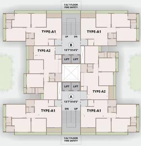 Project Image of 795.78 - 861.87 Sq.ft 3 BHK Apartment for buy in Krishna Kannapolis