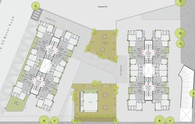 Project Image of 622.8 - 951.0 Sq.ft 2 BHK Apartment for buy in Samruddhi High View