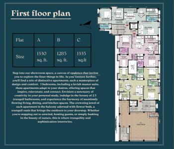 Project Image of 1285.0 - 1530.0 Sq.ft 2.5 BHK Apartment for buy in Utopia Royal Pearl