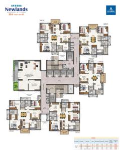Project Image of 1475.0 - 1991.0 Sq.ft 3 BHK Apartment for buy in Aparna Newlands