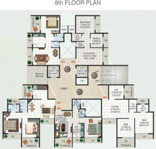 Project Image of 653.0 - 879.0 Sq.ft 1 BHK Apartment for buy in Devkrupa Dev Aashirwad