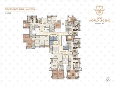 Project Image of 733.56 - 2250.0 Sq.ft 2 BHK Apartment for buy in Paradise Sai World Legend