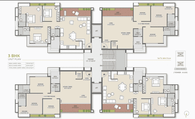 Project Image of 1251.42 - 3106.38 Sq.ft 3 BHK Apartment for buy in Shreepad Shivanta Vivanta