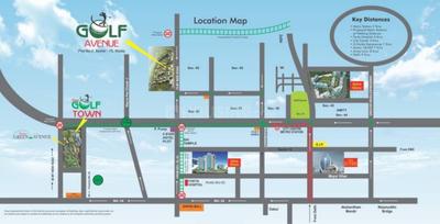 Project Image of 1450.0 - 1750.0 Sq.ft 3 BHK Apartment for buy in Aims Golf Avenue Phase 3