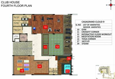 Project Image of 0.0 - 2370.0 Sq.ft 4 BHK Apartment for buy in Casagrand Cloud 9