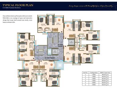 Project Image of 398.7 - 540.35 Sq.ft 1 BHK Apartment for buy in Bhakti The Pinnacle