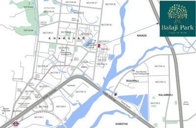 Project Image of 1300 Sq.ft 2 BHK Apartment / Flat for sale in Kharghar for Rs. 17000000