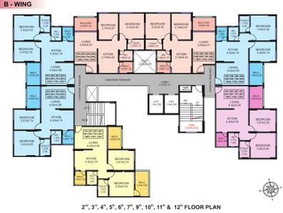 Project Image of 1080 Sq.ft 2 BHK Apartment / Flat for sale in Mundhwa for Rs. 8900000