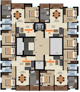 Project Image of 525.0 - 905.0 Sq.ft 1 BHK Apartment for buy in Deva Shrijith Kanmani