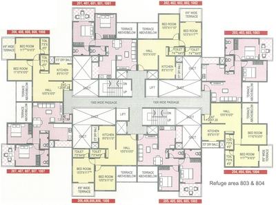 Project Image of 620.0 - 637.0 Sq.ft 2 BHK Apartment for buy in Spine City Residency Building C