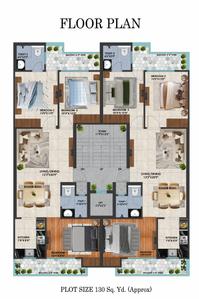 Project Image of 0.0 - 1170.0 Sq.ft 3 BHK Builder Floor for buy in Trishakti Faridabad Luxury Builder Floor