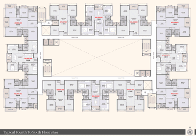 Project Image of 1015.04 - 1296.19 Sq.ft 3 BHK Apartment for buy in Swift Fortune Prospera