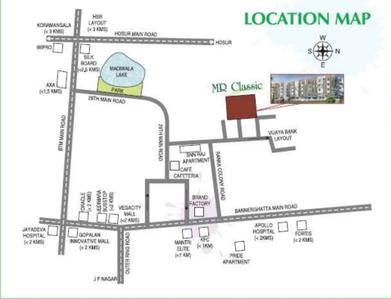 Project Image of 1020.0 - 1470.0 Sq.ft 2 BHK Apartment for buy in MR Classic